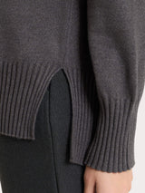 Maglia girocollo con manica lunga in NaturalSoft Neri Donna - Ragno