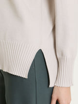 Polo con manica lunga in Soft Wool Bianchi Donna - Ragno