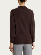 Polo con manica lunga in Soft Wool Marroni Donna - Ragno
