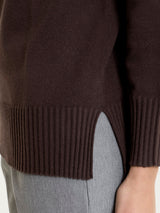 Polo con manica lunga in Soft Wool Marroni Donna - Ragno