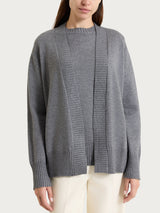 Langärmelige Strickjacke aus Naturalsoft, Nero, für Damen – Ragno