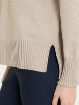 Lupetto con manica lunga in Soft Wool Grigi Donna - Ragno