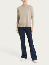 Lupetto con manica lunga in Soft Wool Grigi Donna - Ragno