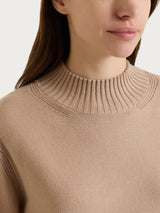 Lupetto con manica lunga in NaturalSoft Grigi Donna - Ragno