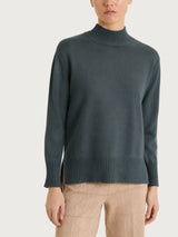 Lupetto con manica lunga in Soft Wool Grigi Donna - Ragno