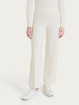 Pantalone ampio in Soft Wool Bianchi Donna - Ragno
