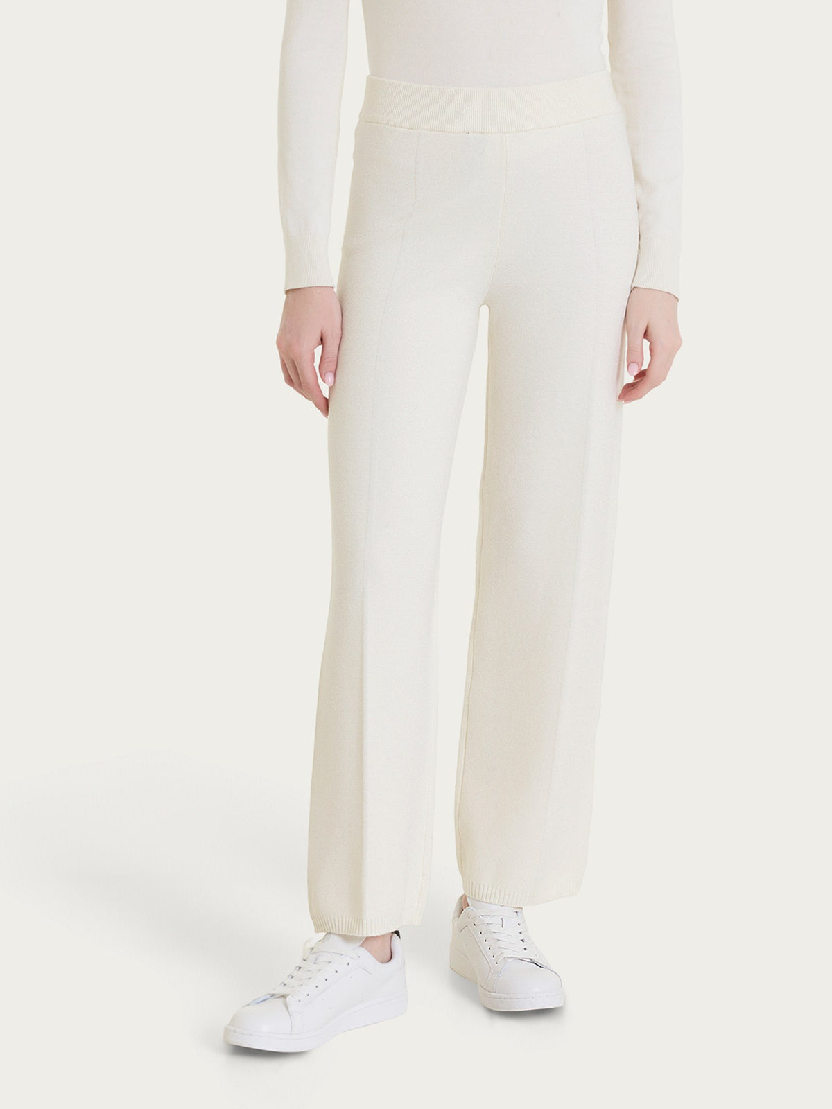 Pantalone ampio in NaturalSoft Bianchi Donna - Ragno