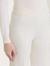 Pantalone ampio in Soft Wool Bianchi Donna - Ragno