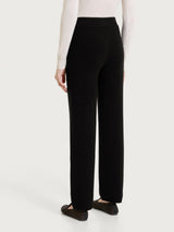 Pantalone ampio in Soft Wool Neri Donna - Ragno