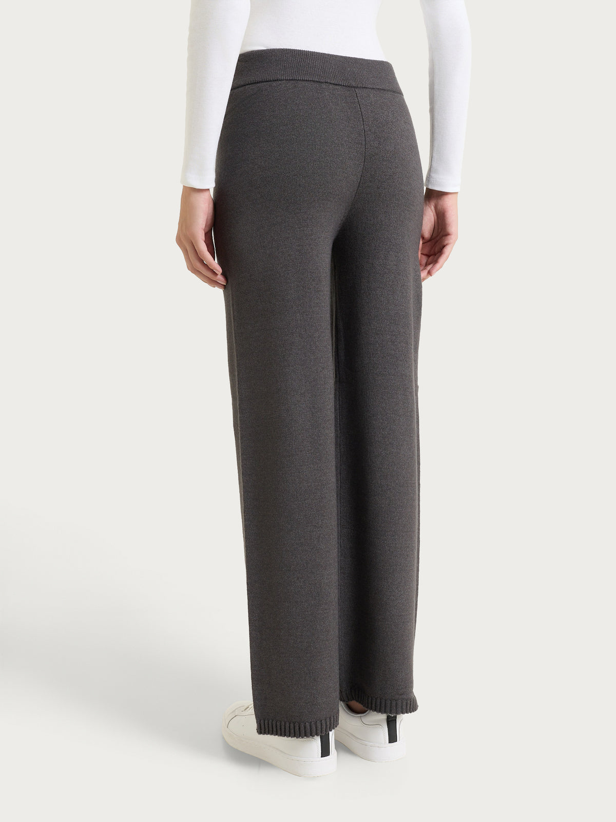 Pantalone ampio in NaturalSoft Neri Donna - Ragno