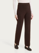 Pantalone ampio in Soft Wool Marroni Donna - Ragno