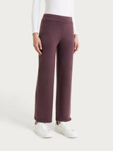 Pantalone ampio in NaturalSoft Viola Donna - Ragno