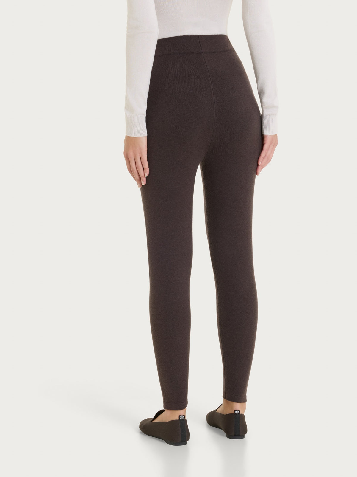 Pantalone leggings in Soft Wool Marroni Donna - Ragno