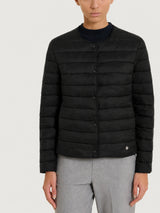 Piumino pffer con manica lunga in Ultralight Neri Donna - Ragno