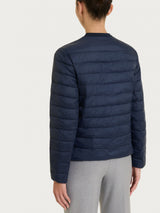 Piumino pffer con manica lunga in Ultralight Blu Donna - Ragno