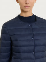 Piumino pffer con manica lunga in Ultralight Blu Donna - Ragno