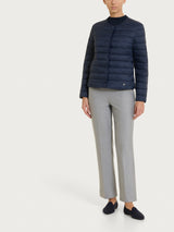 Piumino pffer con manica lunga in Ultralight Blu Donna - Ragno