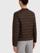 Piumino pffer con manica lunga in Ultralight Marroni Donna - Ragno