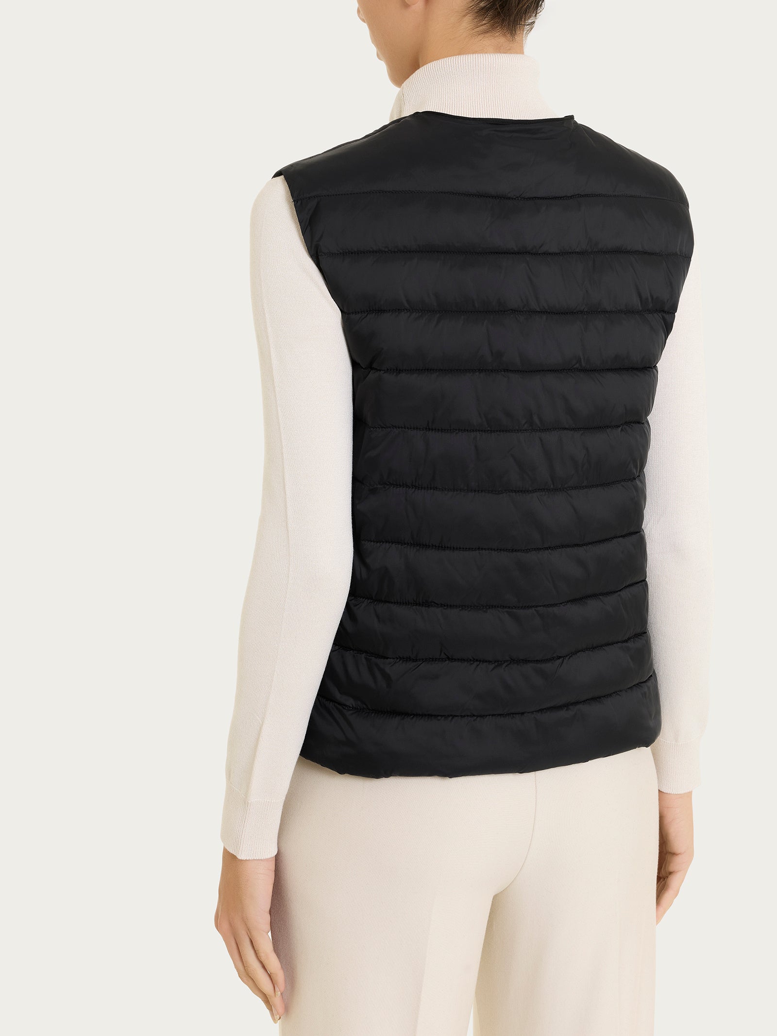 Piumino puffer smanicato Ultralight Neri Donna - Ragno