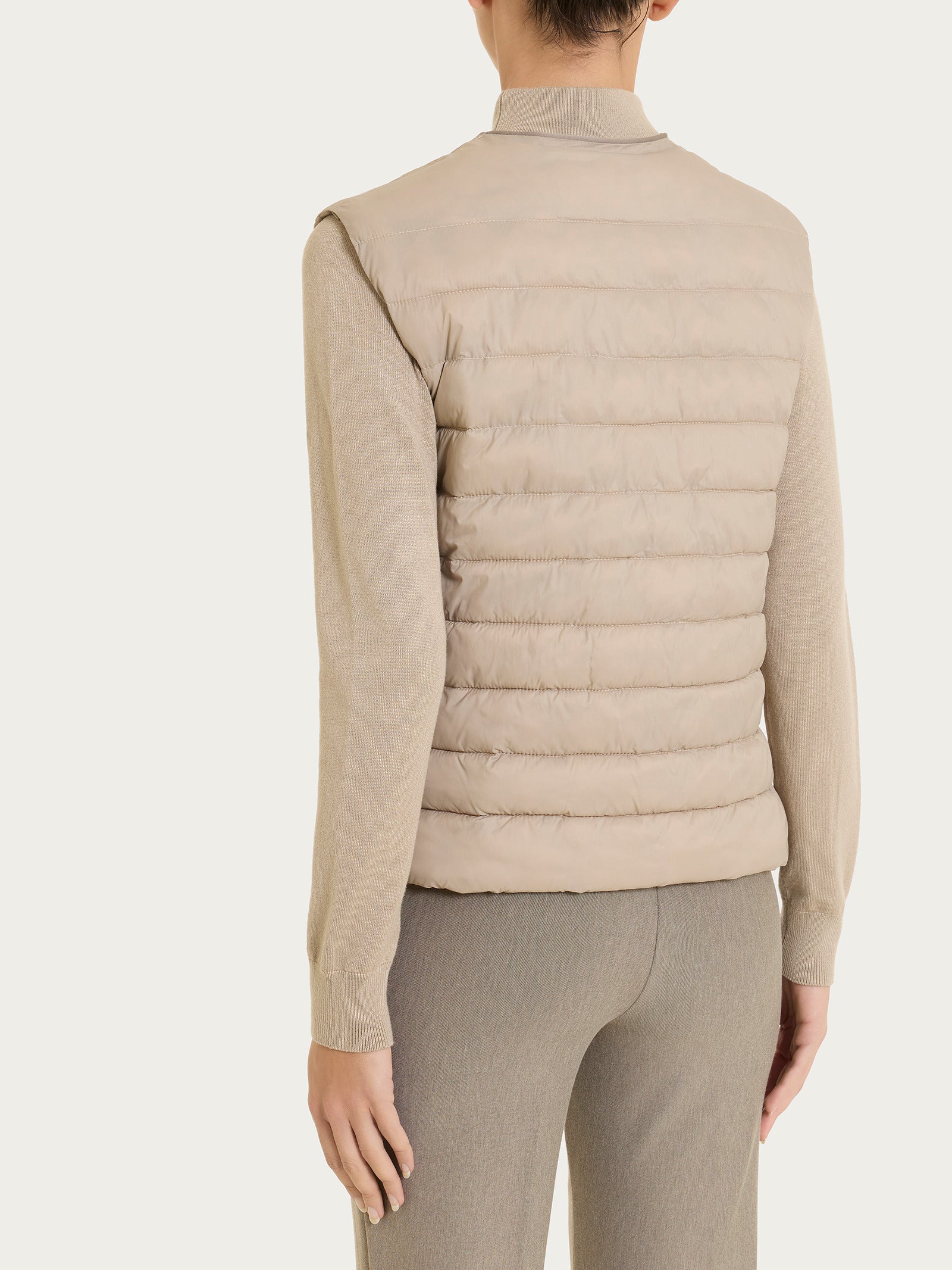Piumino puffer smanicato Ultralight Grigi Donna - Ragno