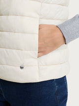 Piumino puffer smanicato Ultralight Bianchi Donna - Ragno