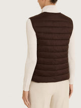 Piumino puffer smanicato Ultralight Marroni Donna - Ragno