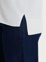 Maglia girocollo in Lurex Four Seasons Bianchi Donna - Ragno