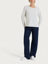 Maglia girocollo in Lurex Four Seasons Bianchi Donna - Ragno