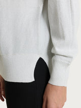 Maglia con manica pipistello in Lurex Four Seasons Bianchi Donna - Ragno