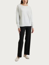 Maglia con manica pipistello in Lurex Four Seasons Bianchi Donna - Ragno
