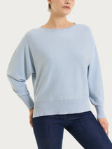 Maglia con manica pipistello in Lurex Four Seasons Azzurri Donna - Ragno