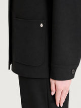 Giacca sahariana con tasche in Compact Neri Donna - Ragno