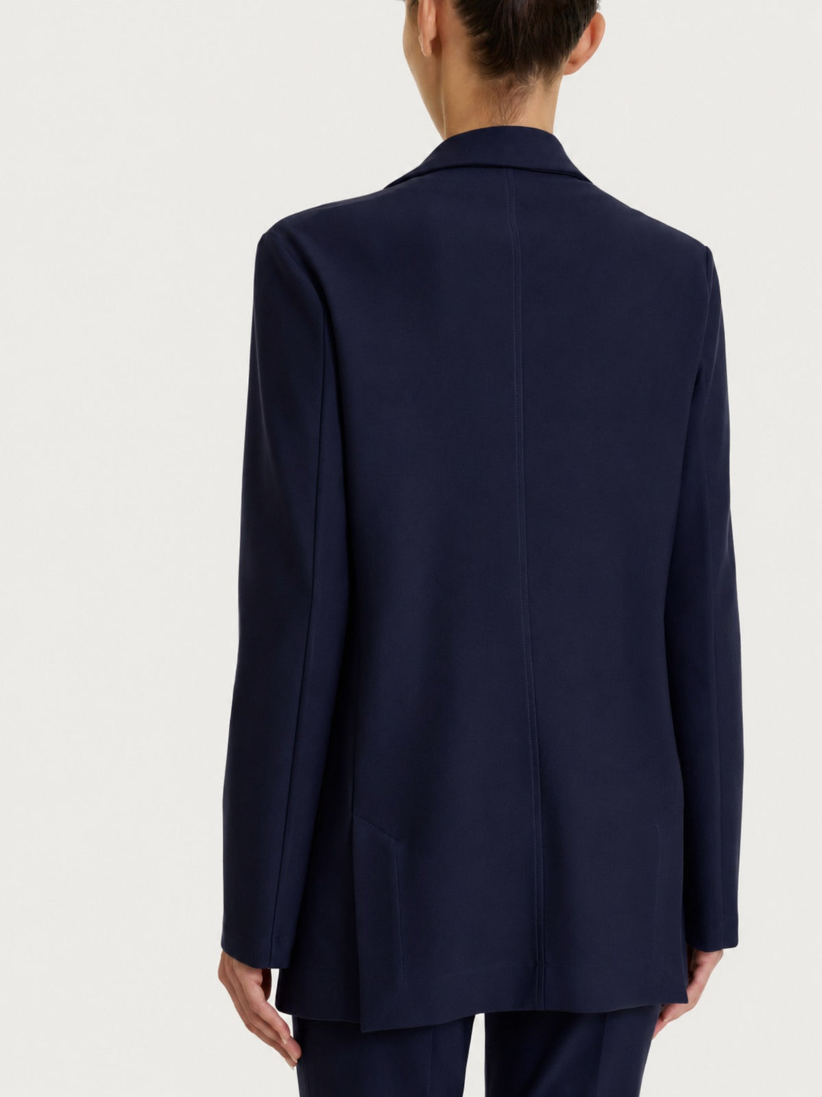 Blazer monopetto con un bottone in Compact Blu Donna - Ragno