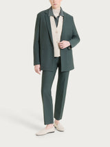 Blazer monopetto con un bottone in Compact Grigi Donna - Ragno