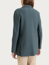 Blazer monopetto con un bottone in Compact Grigi Donna - Ragno