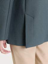 Blazer monopetto con un bottone in Compact Grigi Donna - Ragno