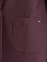 Blazer monopetto con un bottone in Compact Viola Donna - Ragno