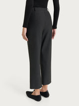 Pantalone flare con tasche in Compact Neri Donna - Ragno