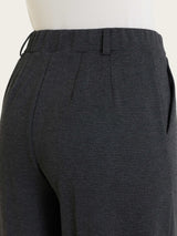Pantalone a palazzo con tasche e micro pattern in Jacquard Neri Donna - Ragno