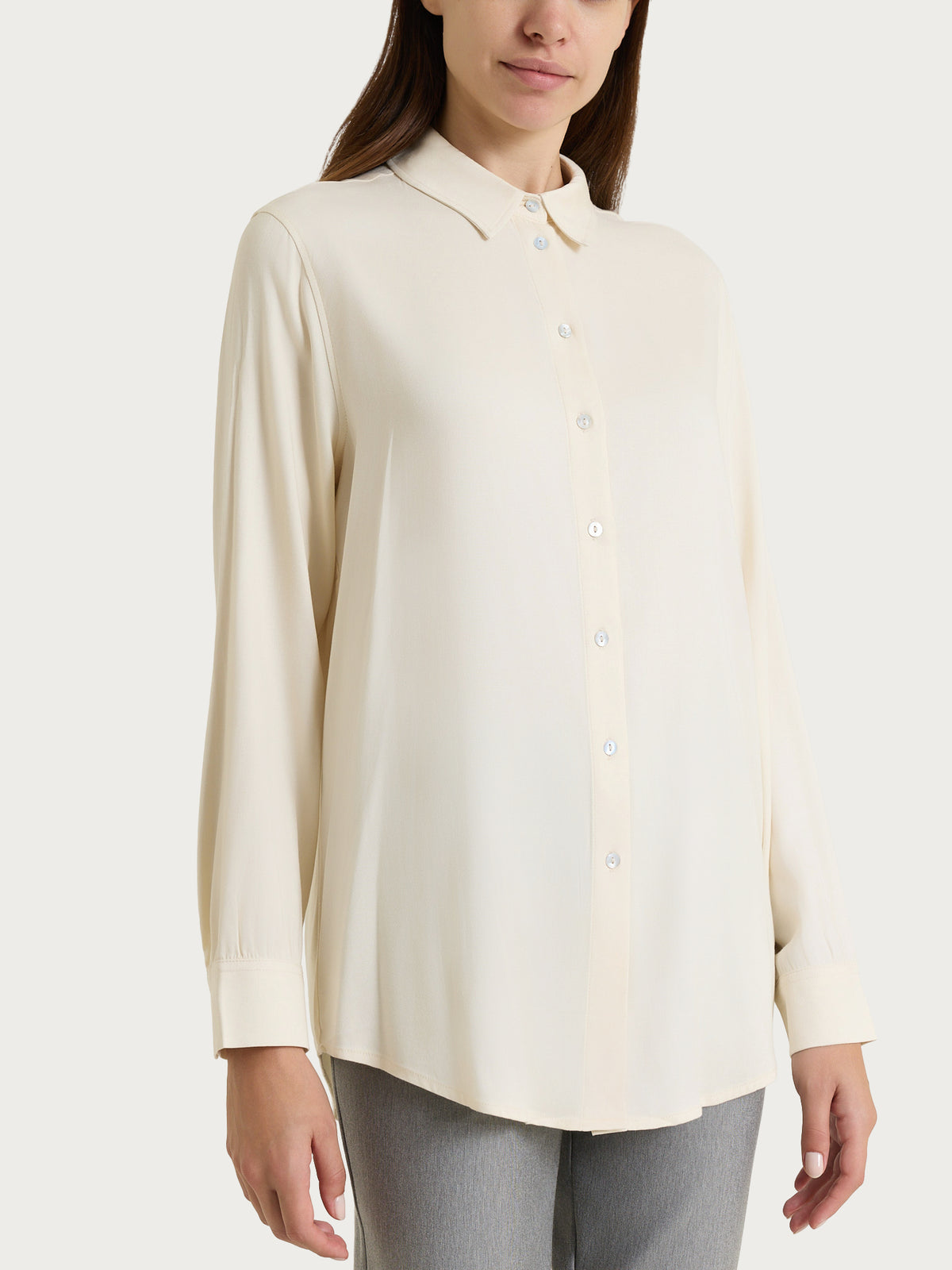 Camicia in Light Flannel Bianchi Donna - Ragno