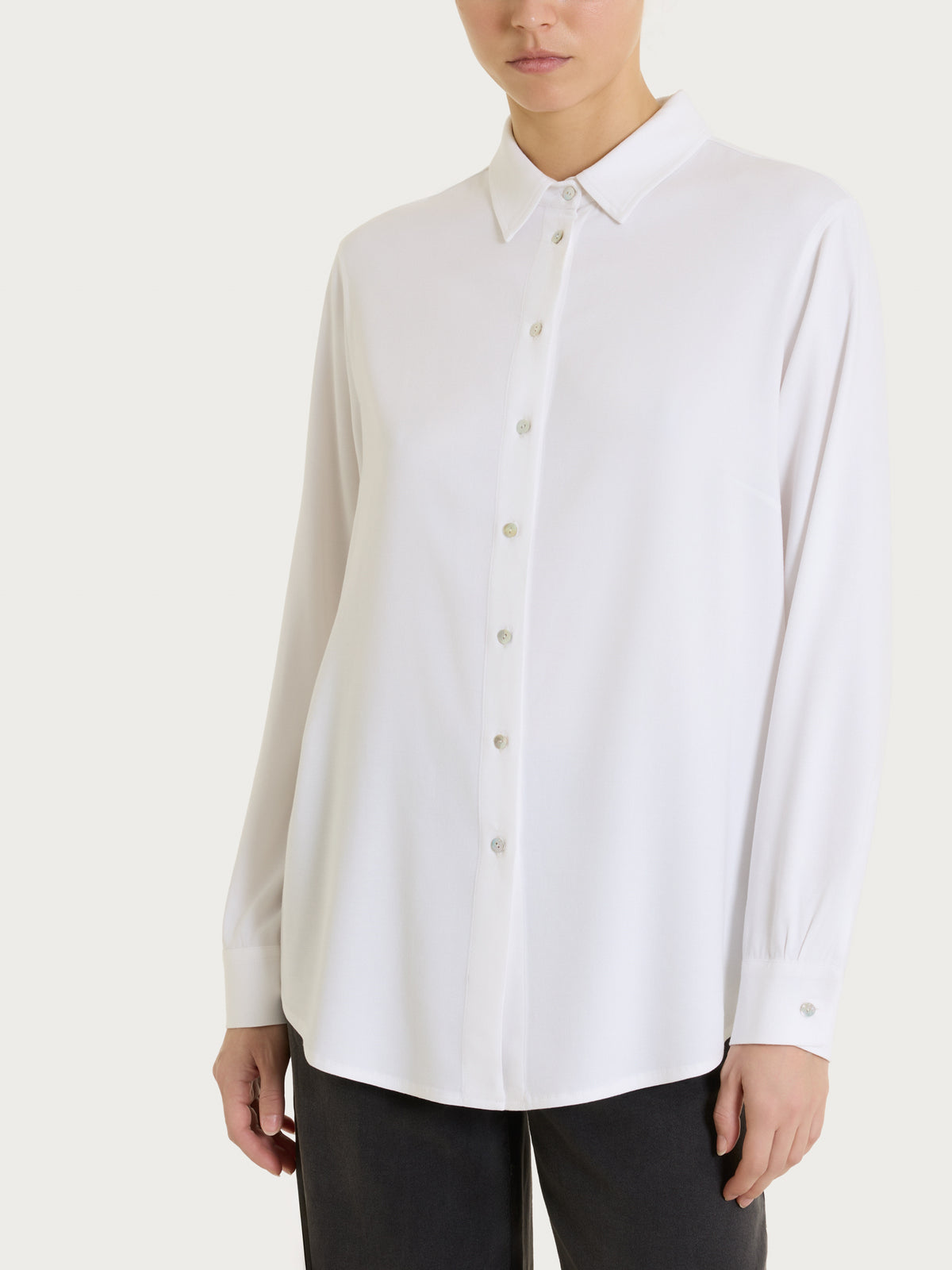 Camicia in Light Flannel Bianchi Donna - Ragno