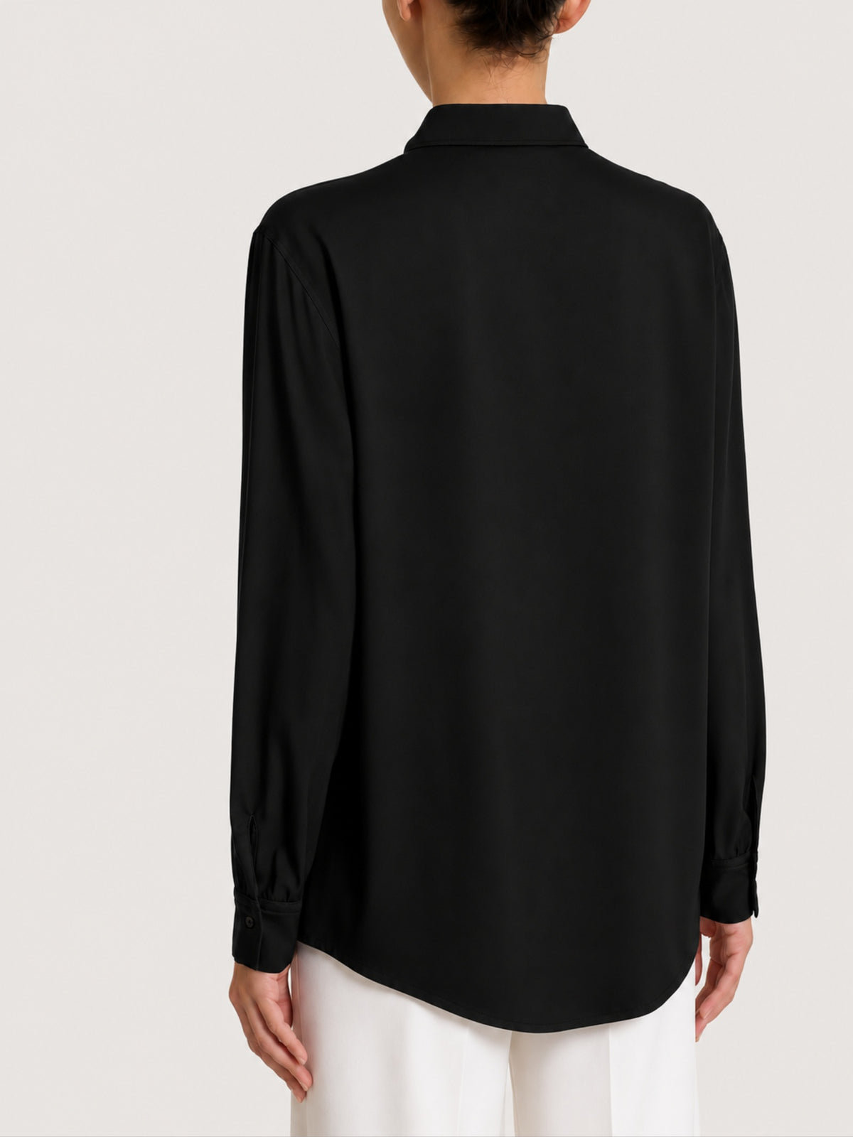 Camicia in Light Flannel Neri Donna - Ragno