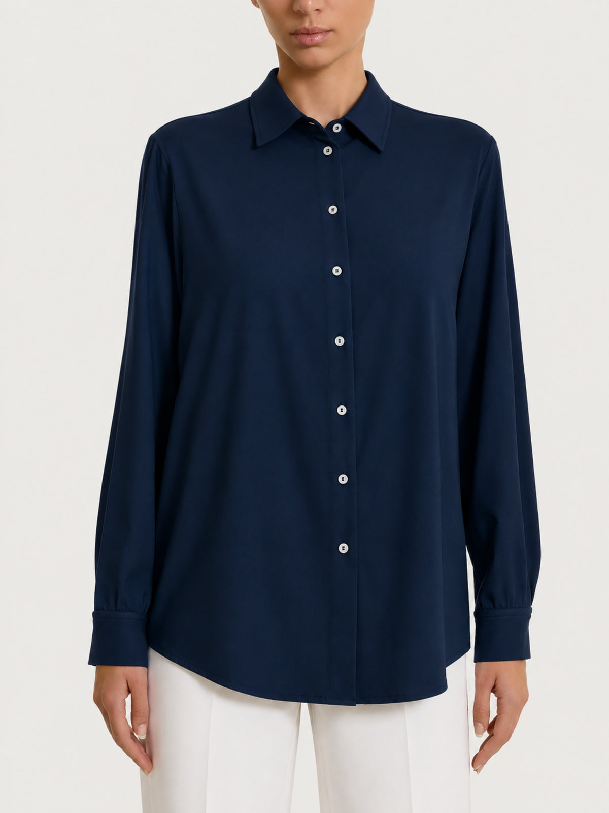 Camicia in Light Flannel Blu Donna - Ragno