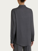 Camicia in Light Flannel Neri Donna - Ragno