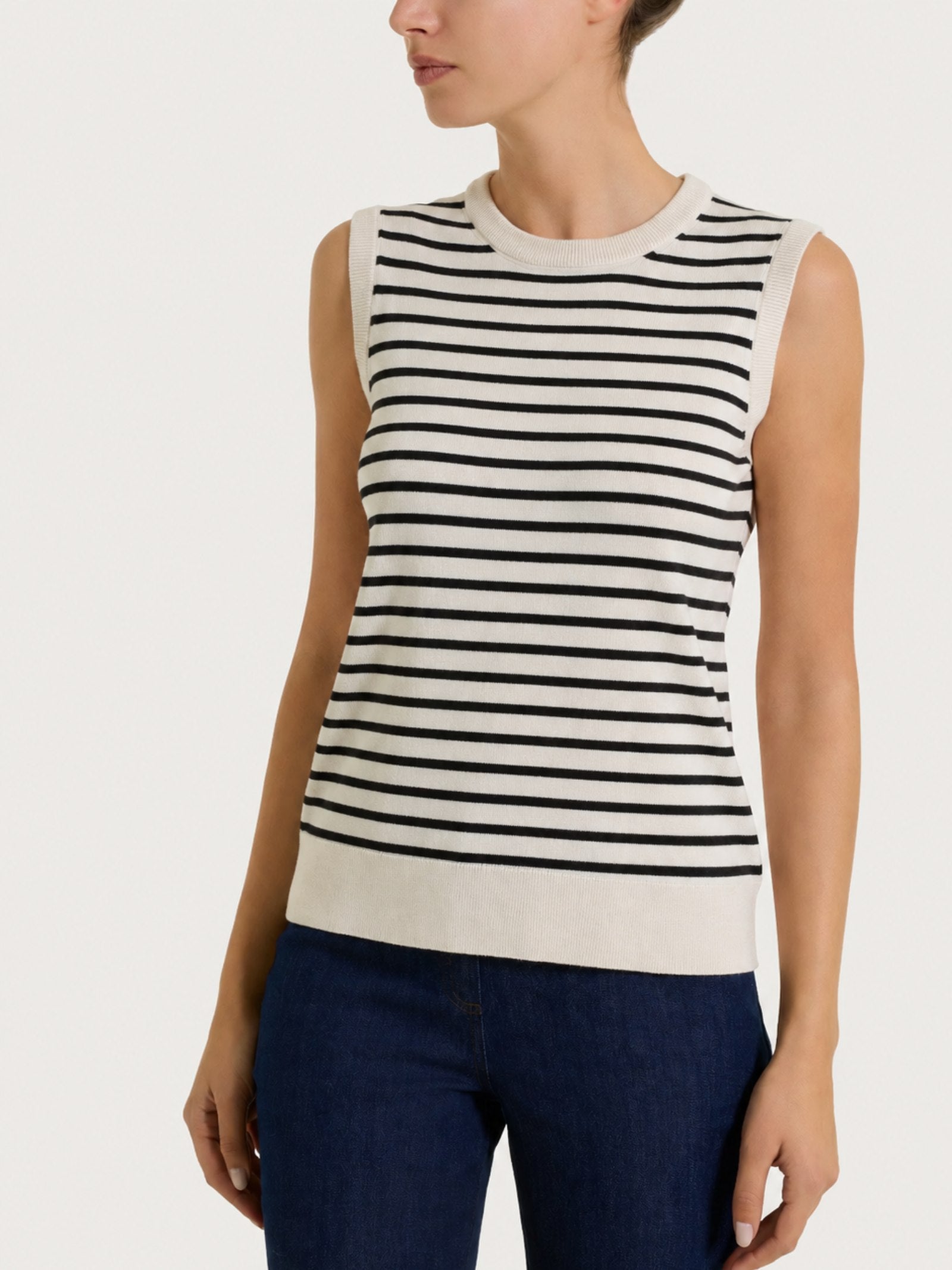 Smanicato a righe pari Four Seasons Neri Donna - Ragno