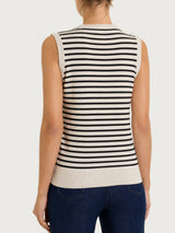 Smanicato a righe pari Four Seasons Neri Donna - Ragno