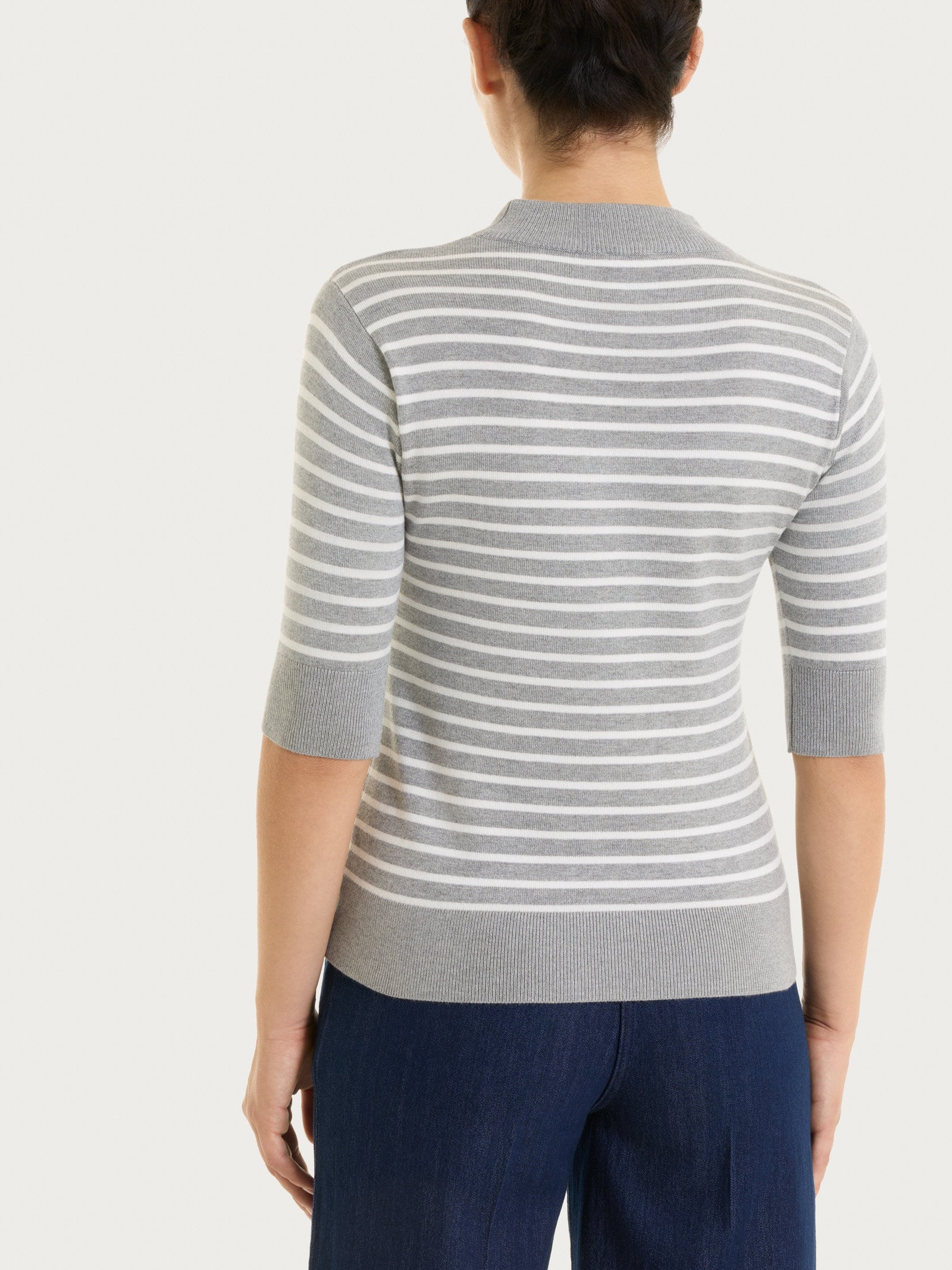 Lupetto a righe pari Four Seasons Neri Donna - Ragno