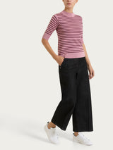 Lupetto a righe pari Four Seasons Viola Donna - Ragno