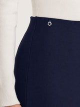 Pantalone ampio in Compact Blu Donna - Ragno