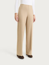 Women's Wide Pants in Compact Gray - Ragno